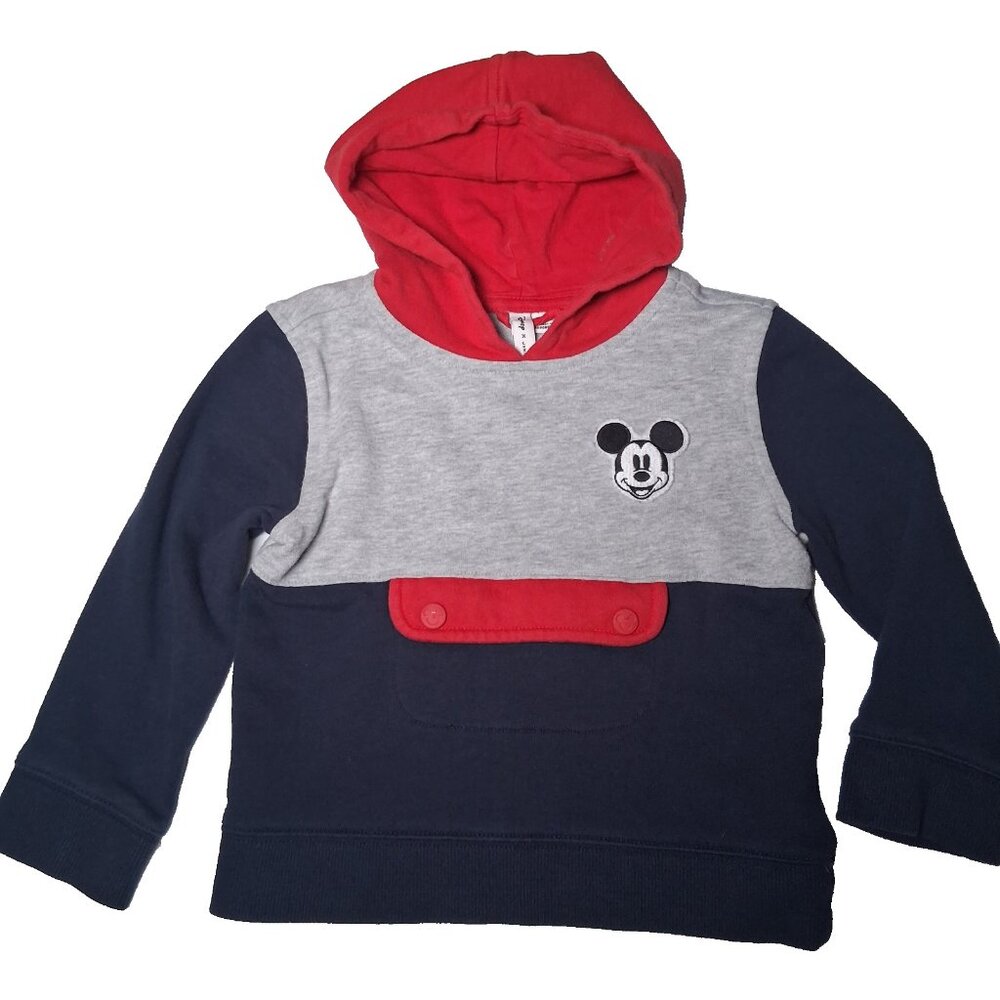 Walt Disney x Janie And Jack Mickey Mouse Sweatshirt 3 3T Pullover Colorblock